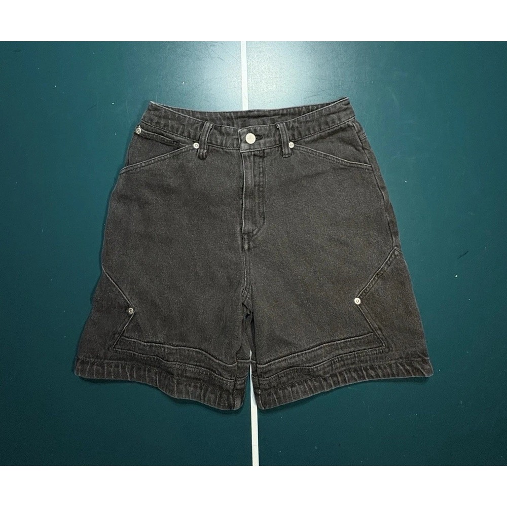 Nike Air Jordan Denim Diamond Heritage‎ Black Shorts Size 28 Small HM3959-010